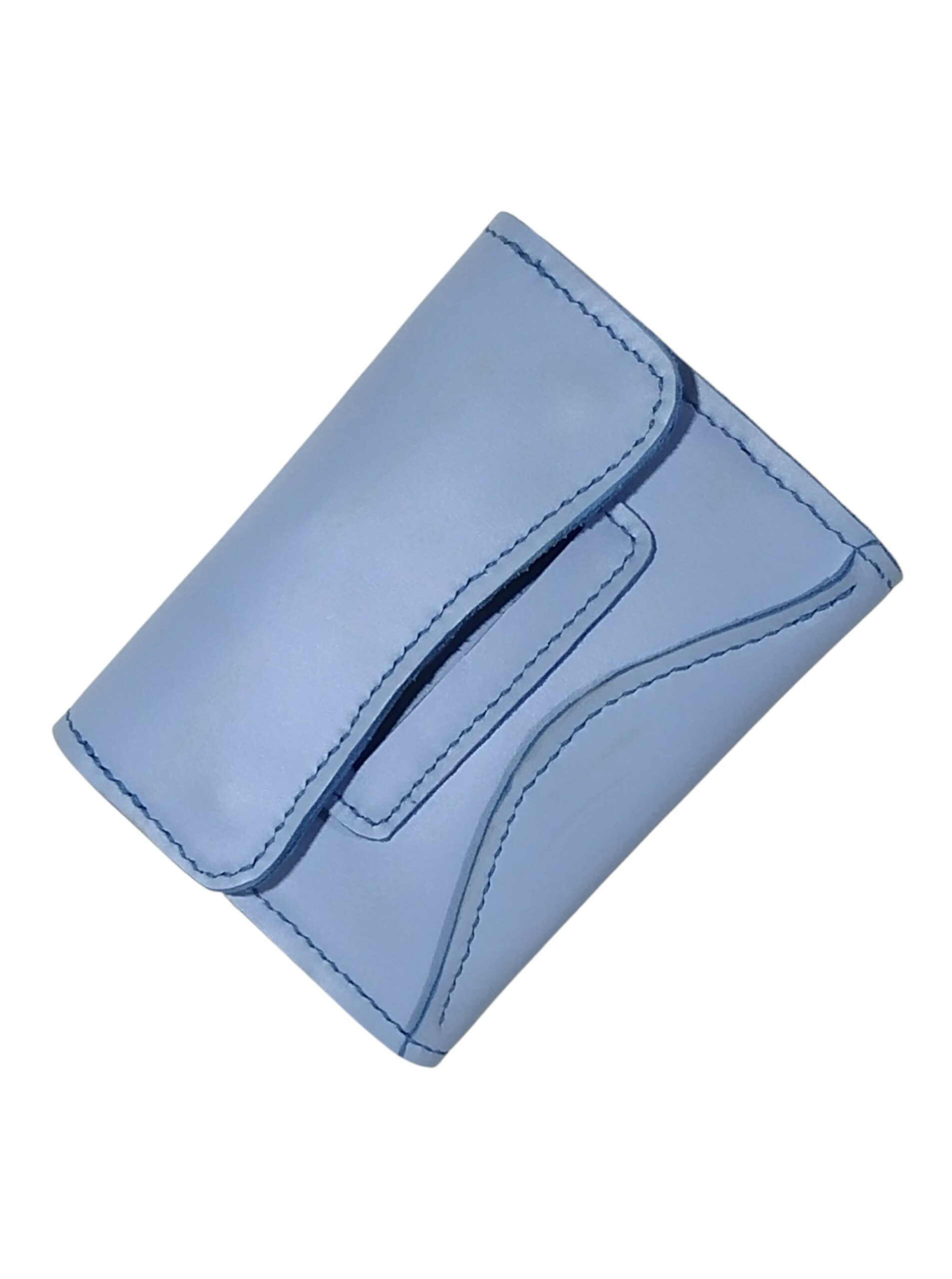 Blague a tabac bleu pastel