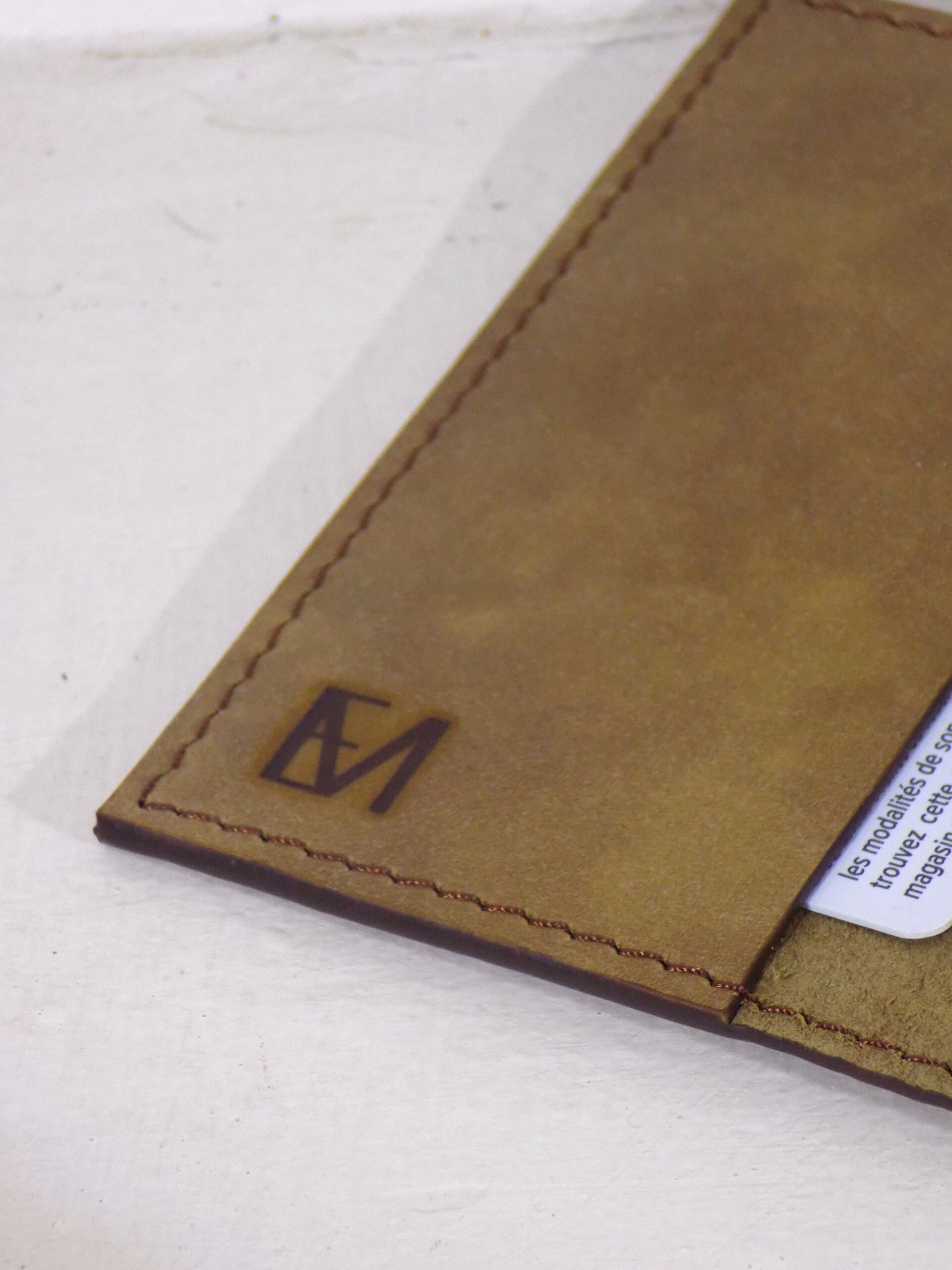 Porte-cartes simple Noisette logo