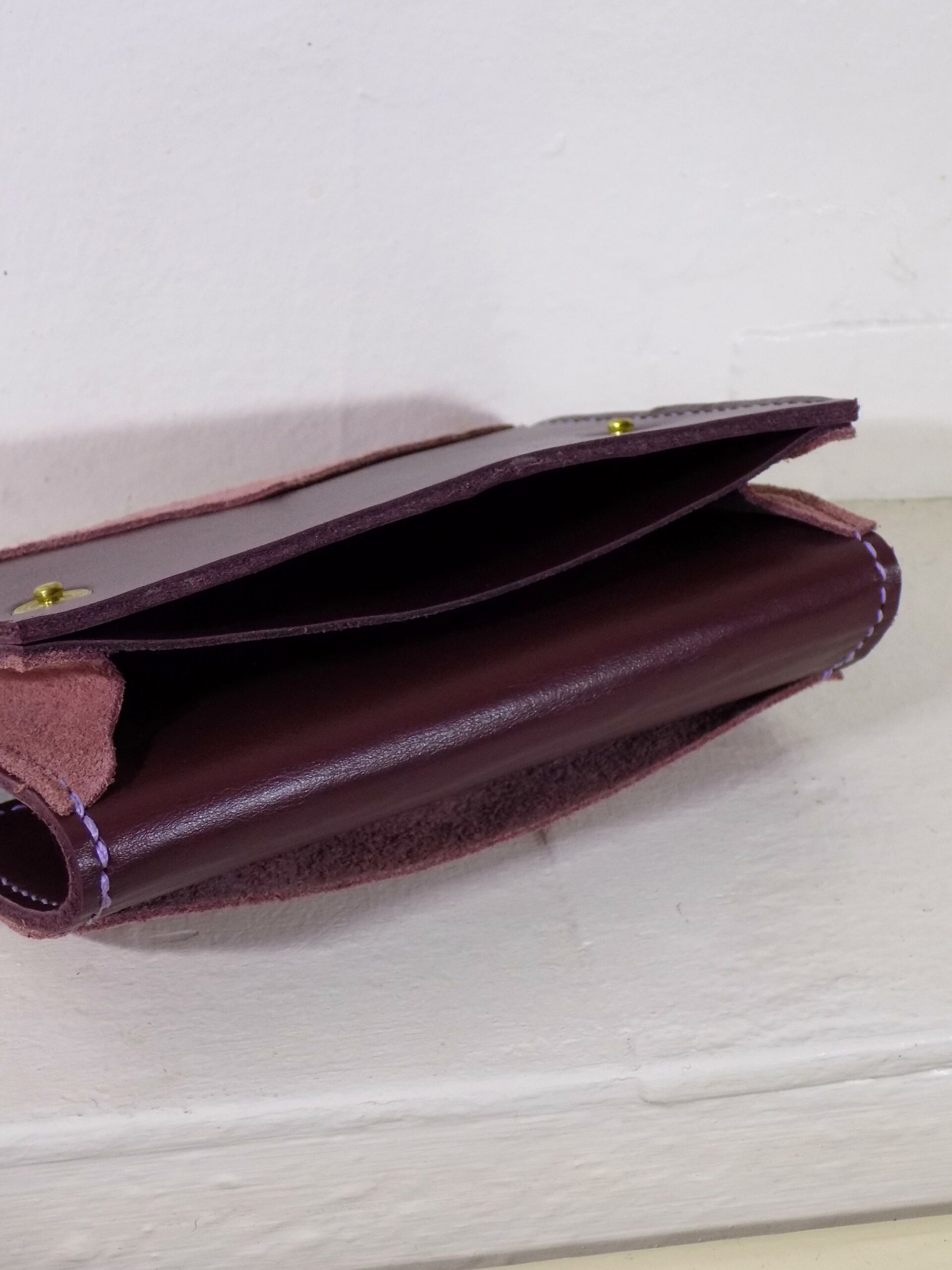 Pochette Bordeaux & Vieux rose vue intérieure