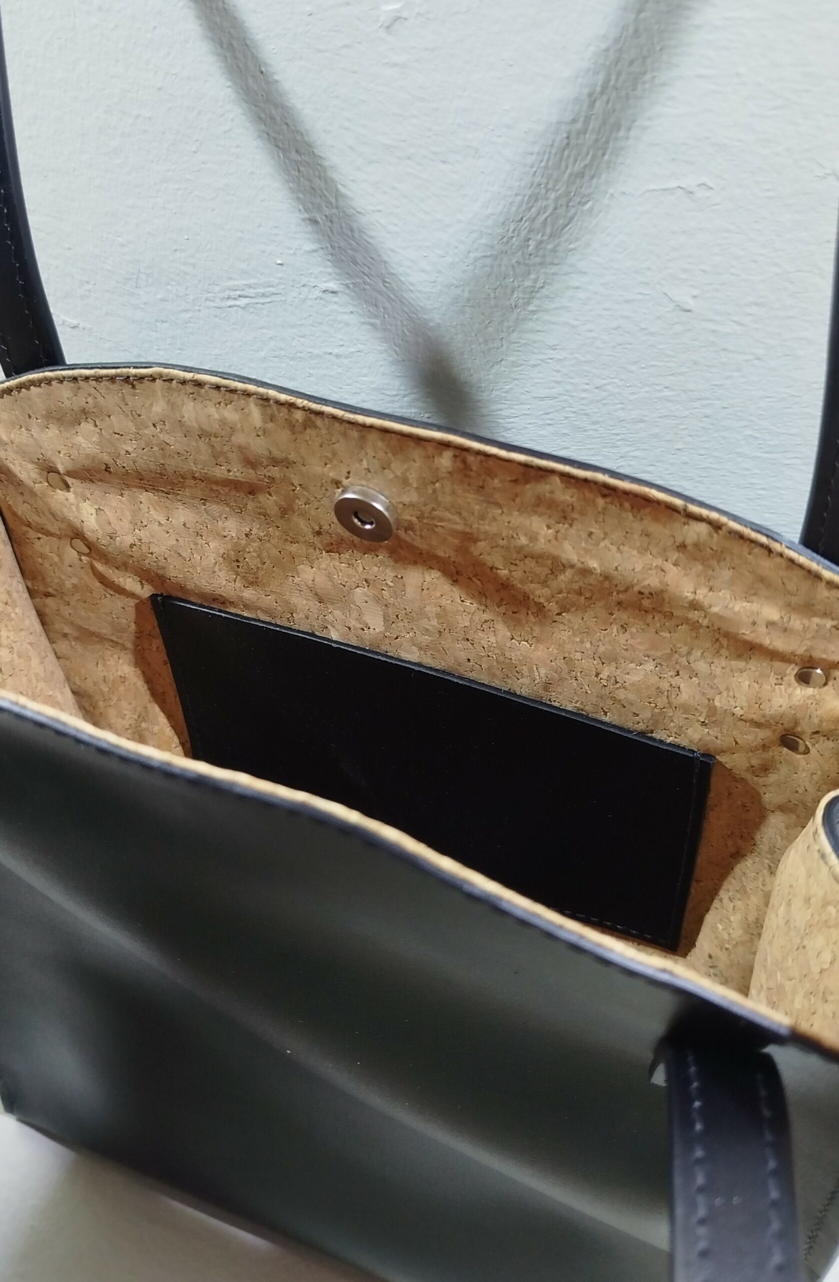 Sac Lisbonne Noir Vue intérieure