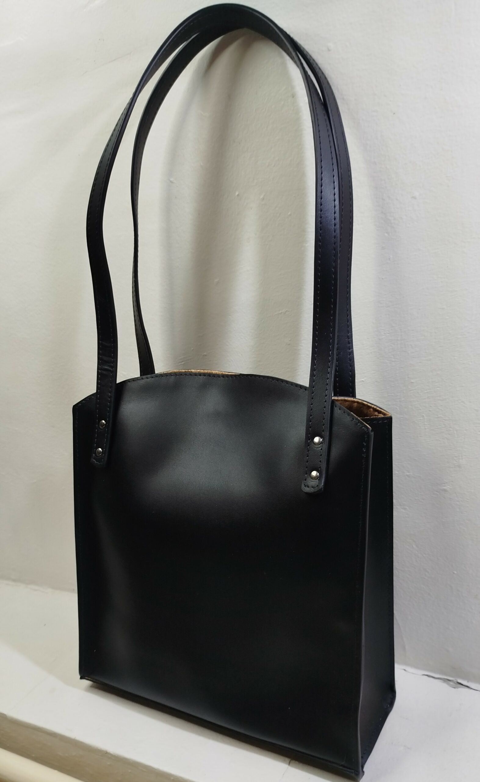 Sac Lisbonne Noir Vue face