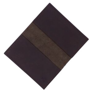 Porte-cartes simple crazy horse marron