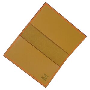 Porte-cartes orangé