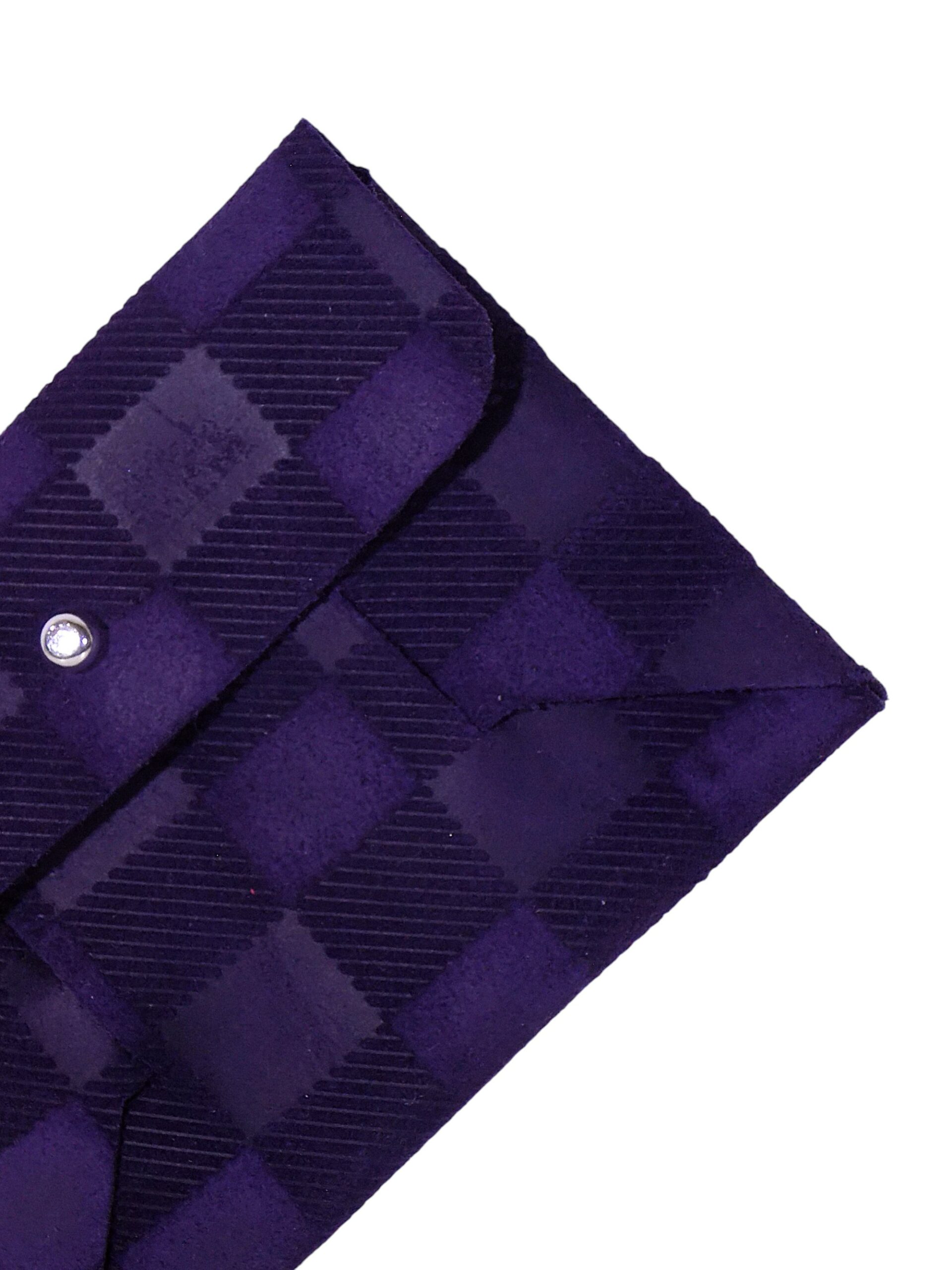 Porte-cartes pliage Aubergine